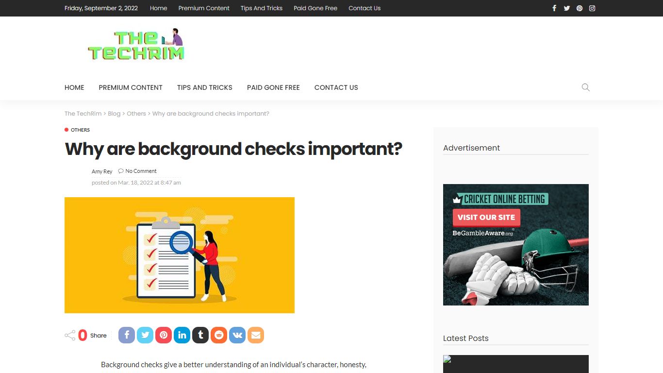 Why are background checks important? | The TechRim