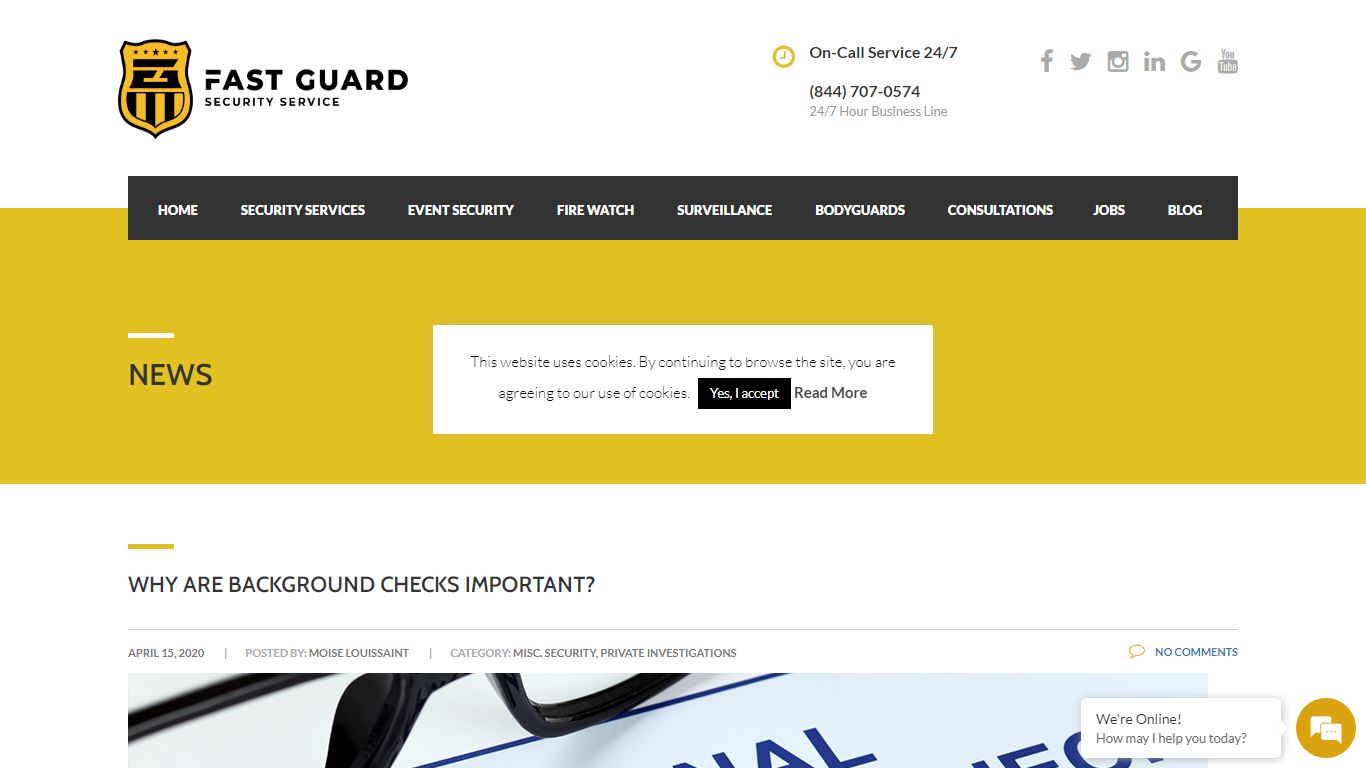 Why Are Background Checks Important? - FAST GUARD SERVICE